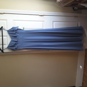 Bill Levkoff Slate Blue Dress 12XL